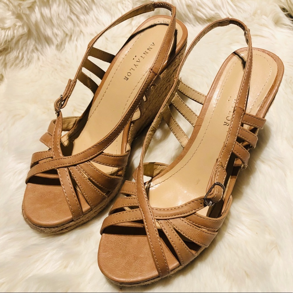 Ann Taylor wedges high heels